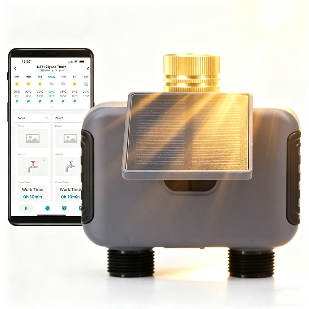 Smart Garden Nursery - Tuay Smart Solar 2-Zone Watering Timer