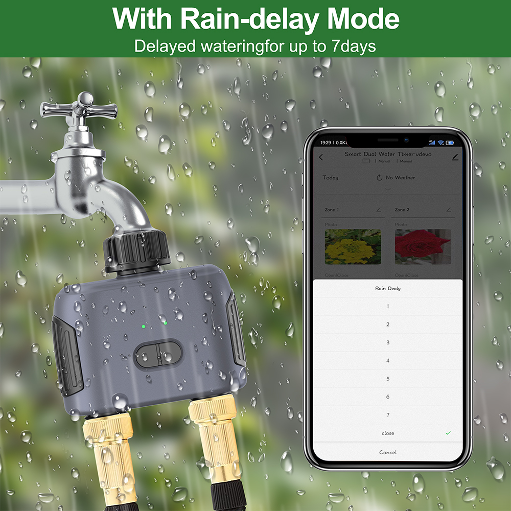 Smart Garden Nursery - Tuya Zigbee/Bluetooth Water Timer Controller Valve