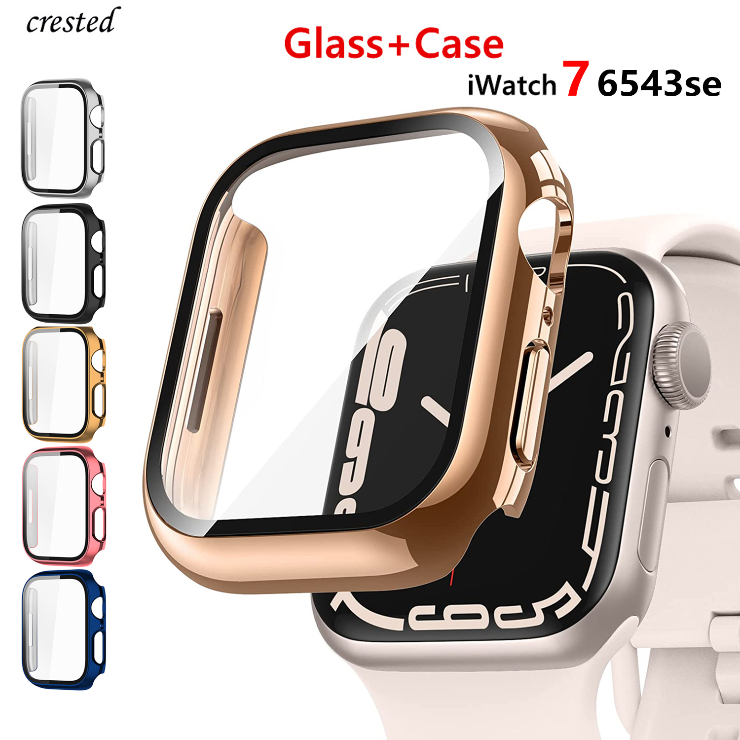 Smart Garden 9 - Glass+cover For Apple Watch Case 44mm
