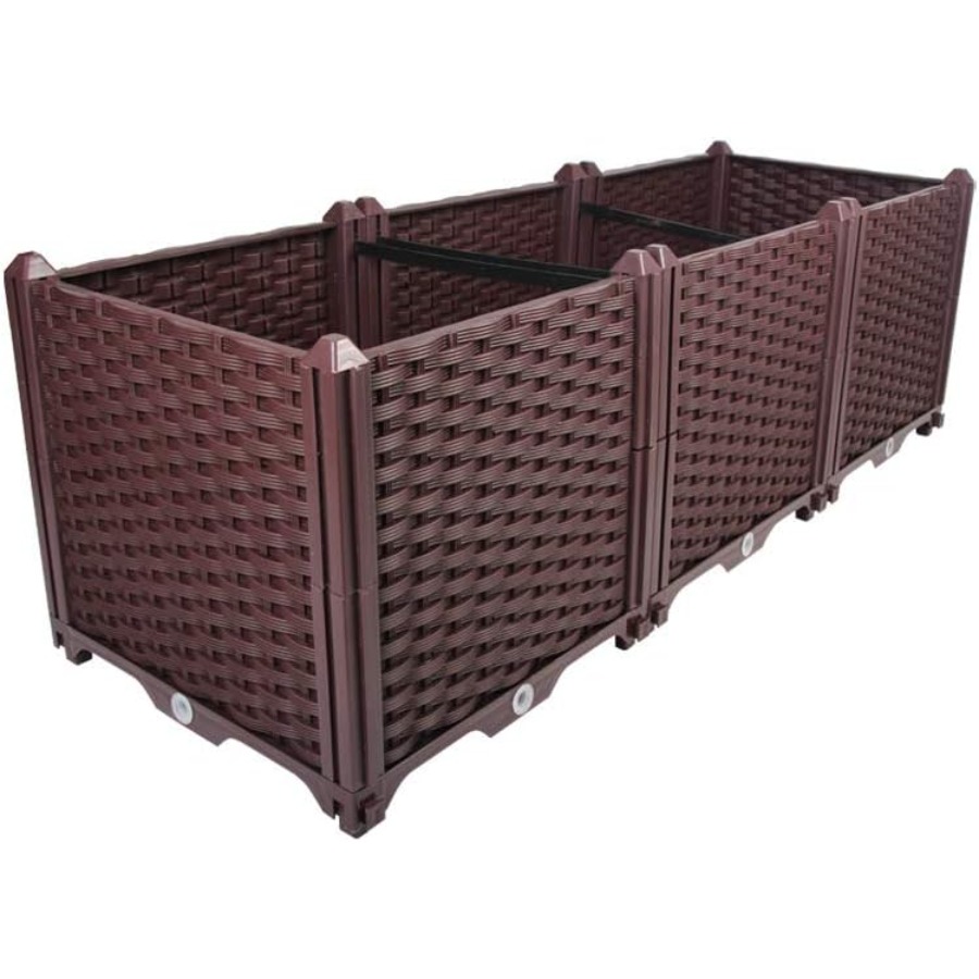 Indoor Herb Garden Kit - Rectangular Raised Garden Bed Kit Indoor