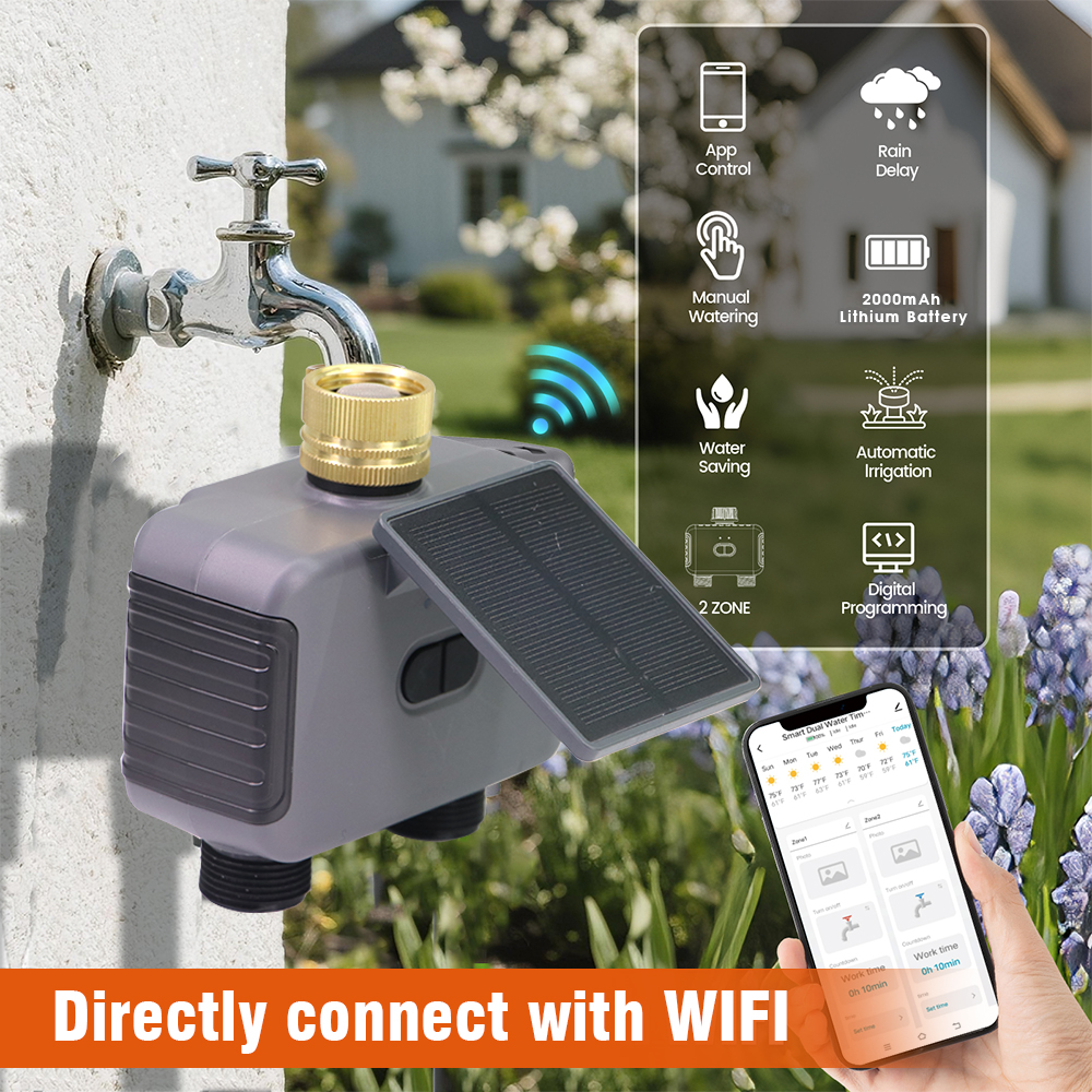 Tuay Smart Solar 2-Zone Wateri - Smart Garden Nursery 리뷰 및 가격