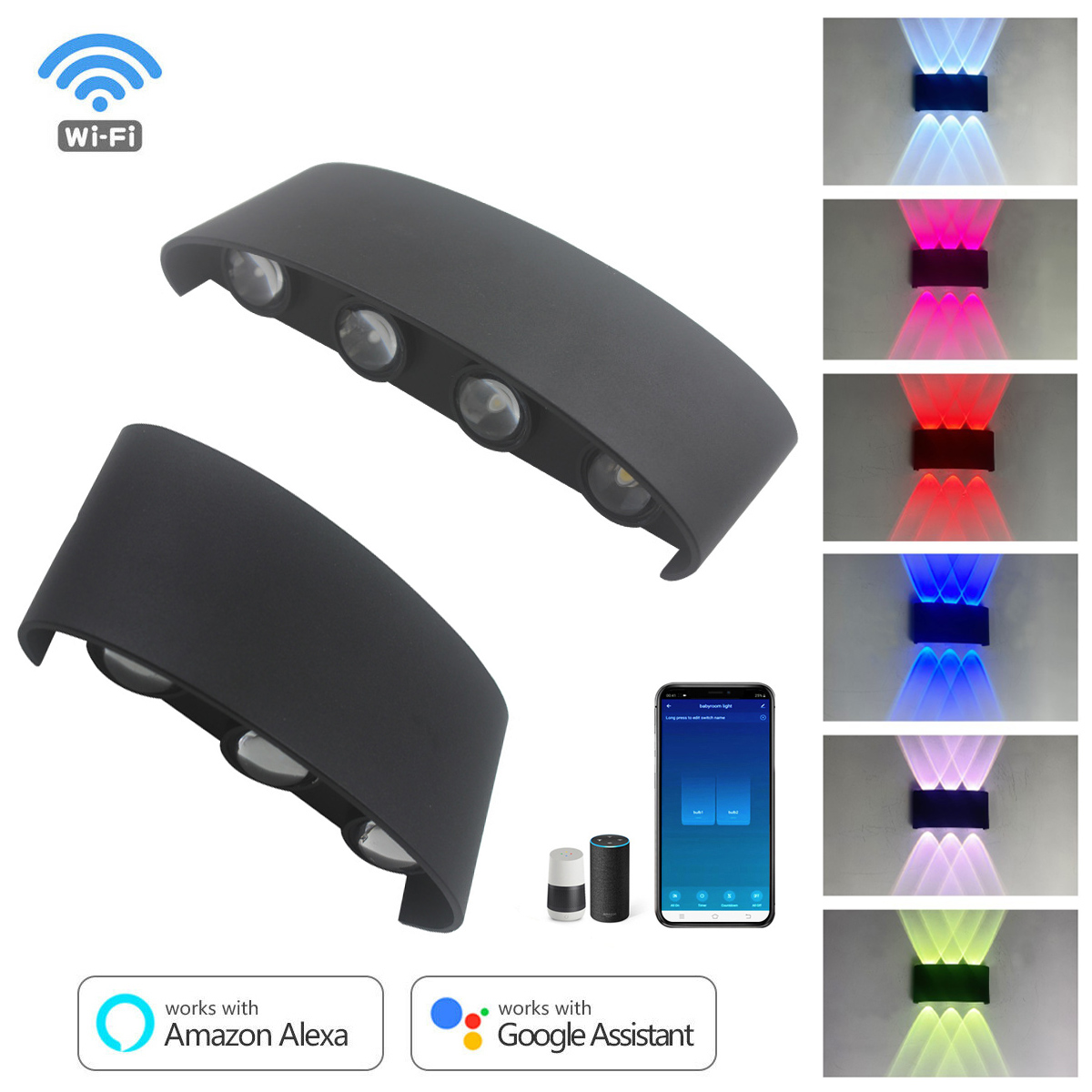 6W 8W RGBW Up Down LED Wall La - Smart Led Garden 리뷰 및 가격