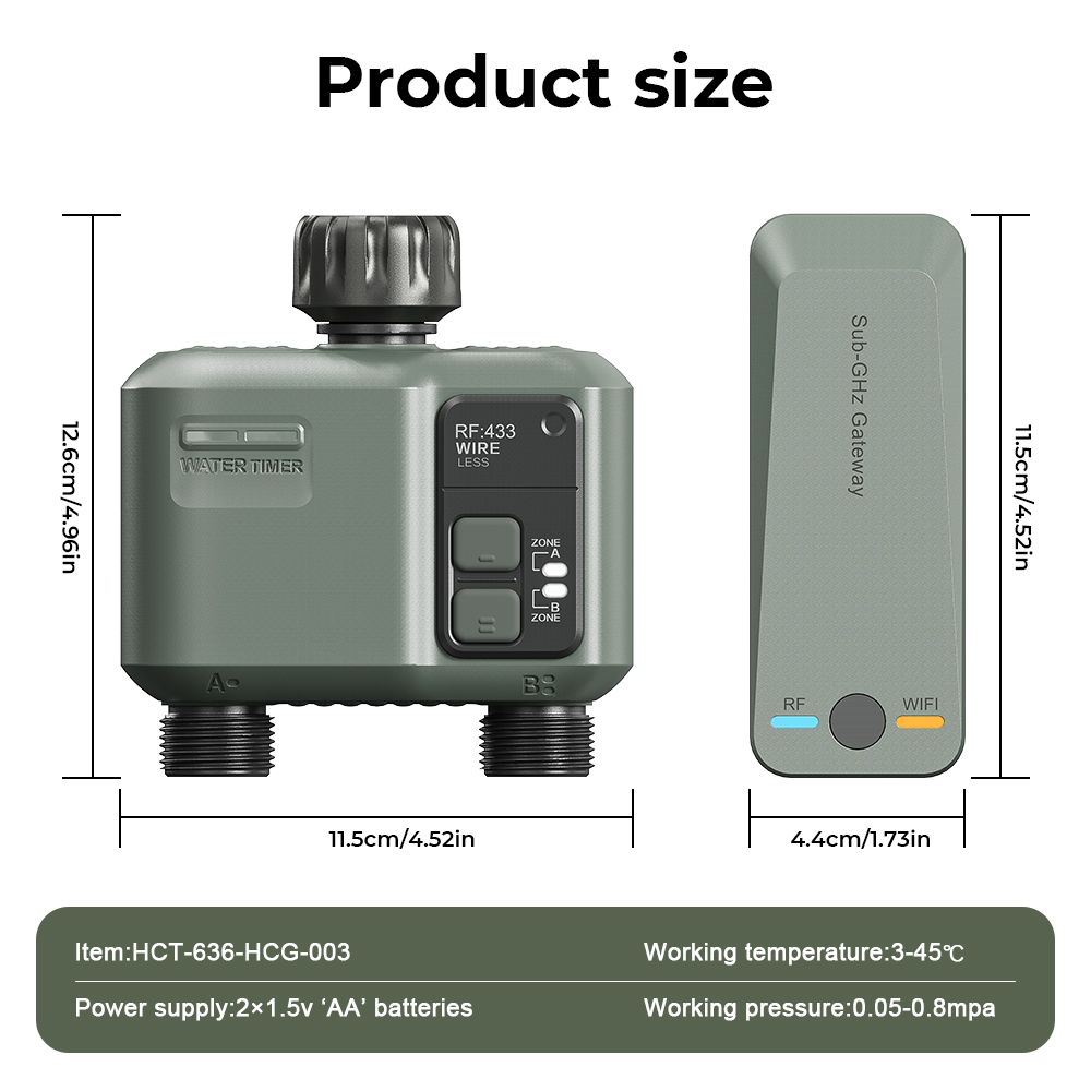 Tuya Wifi+RF433  2 Outlet Smar - Smart Garden Nursery 리뷰 및 가격
