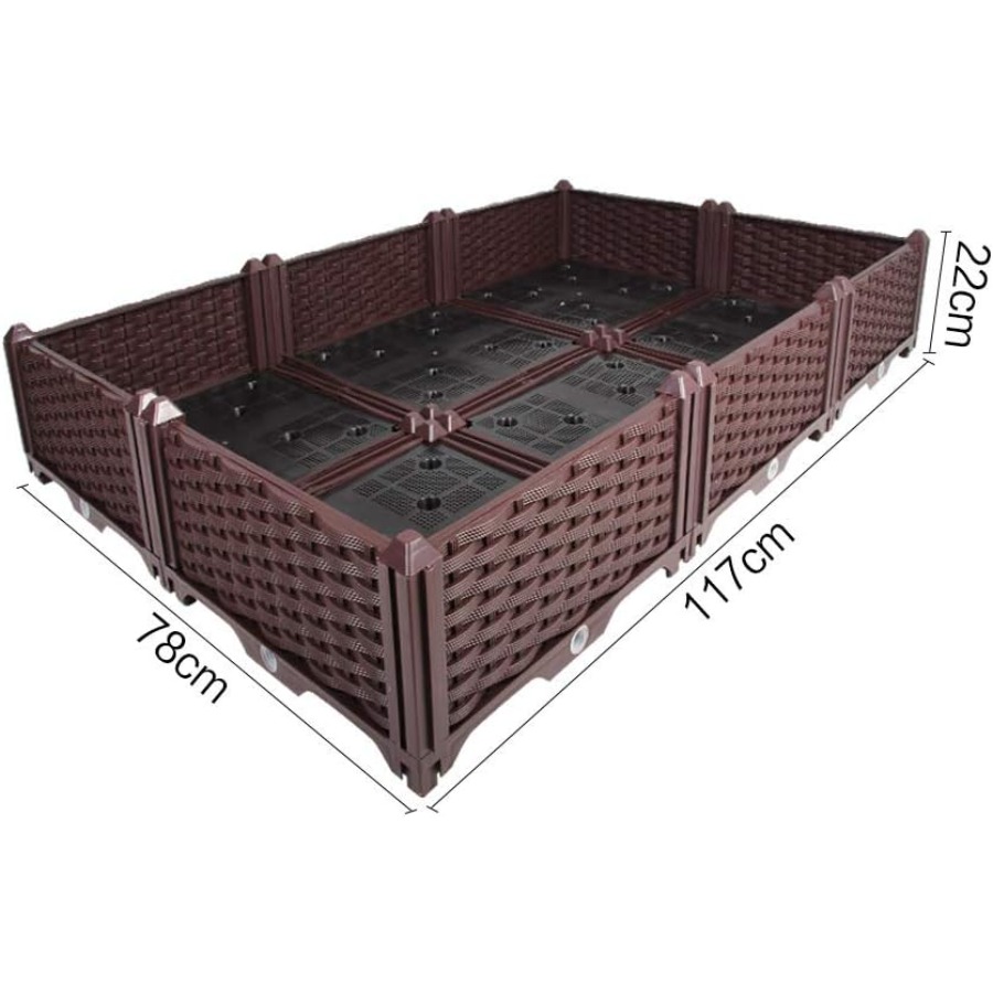 Rectangular Raised Garden Bed  - Indoor Herb Garden Kit 리뷰 및 가격