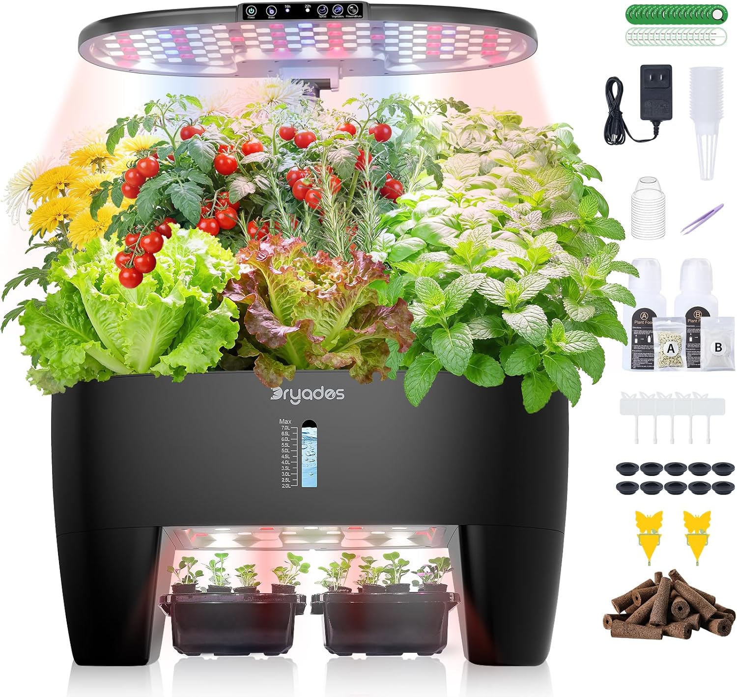 Hydroponic Growing System Kit  - Smart Led Garden 리뷰 및 가격