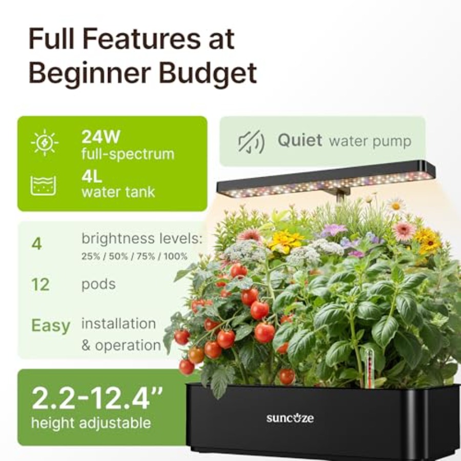 Hydroponics Growing System Kit - Indoor Herb Garden Kit 리뷰 및 가격