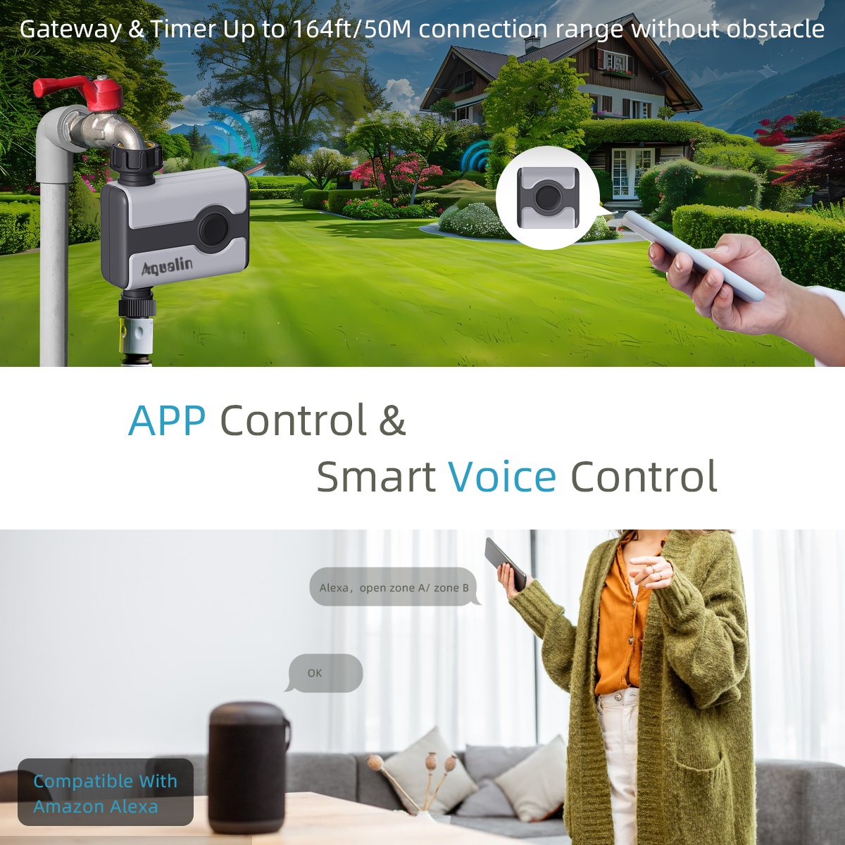 Aqualin WiFi Water Timer Tuya  - Smart Garden Nursery 리뷰 및 가격