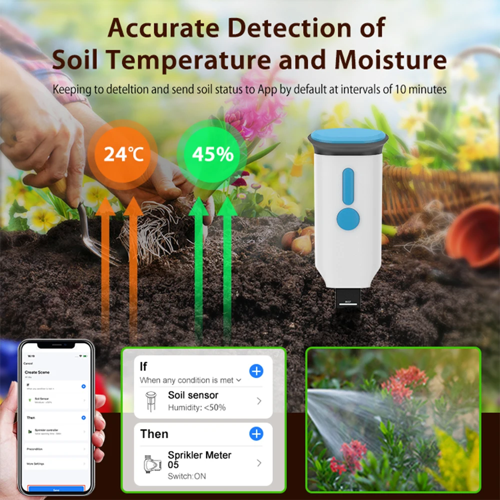 Haozee Tuya Smart WiFi Soil Mo - Smart Garden Monitor 리뷰 및 가격