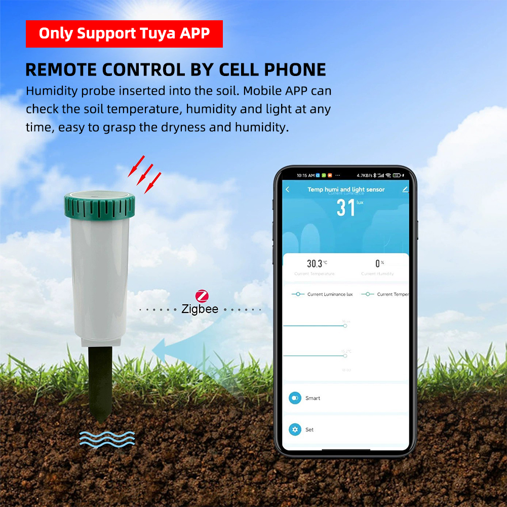Zigbee Smart 4 in 1 Soil Teste - Smart Garden Zigbee 리뷰 및 가격