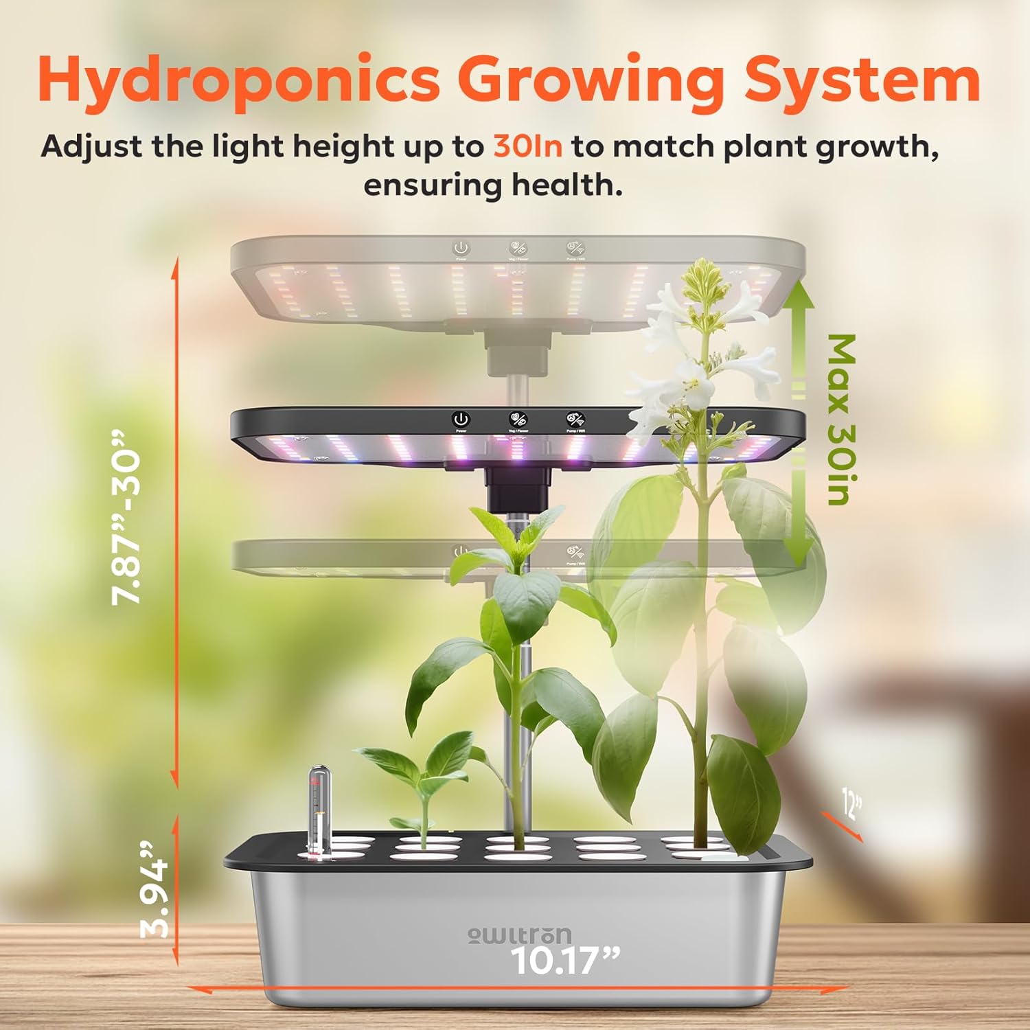 15-Pod Smart Hydroponics Growi - Indoor Herb Garden Kit 리뷰 및 가격