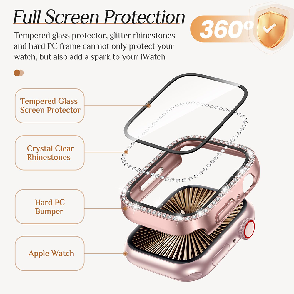 Diamond Case+Glass For Apple w - Smart Garden 9 리뷰 및 가격