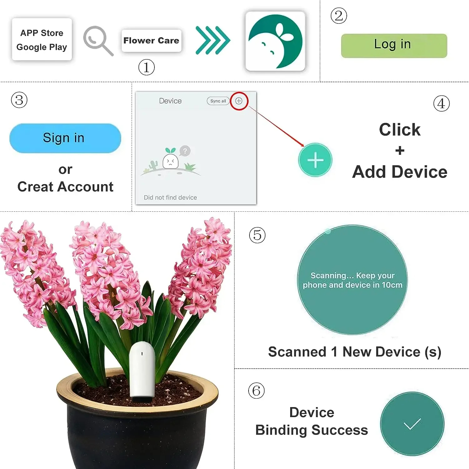 For Xiaomi Mijia HHCC Smart Fl - Smart Garden Monitor 리뷰 및 가격