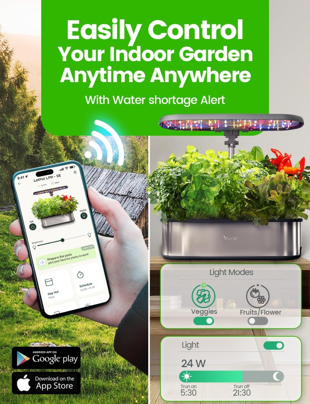 Smart Hydroponic Growing Syste - Smart Led Garden 리뷰 및 가격