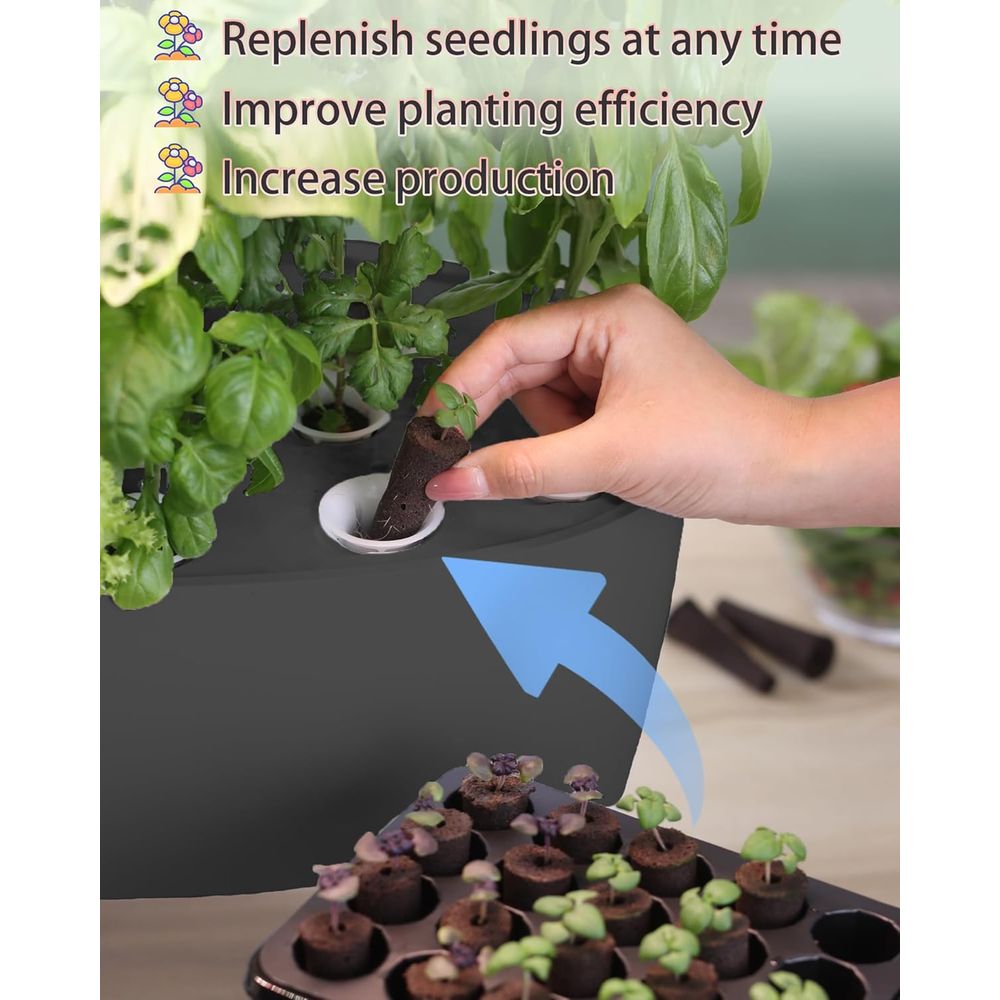 16-Pod Hydroponic Garden Kit w - Indoor Herb Garden Kit 리뷰 및 가격