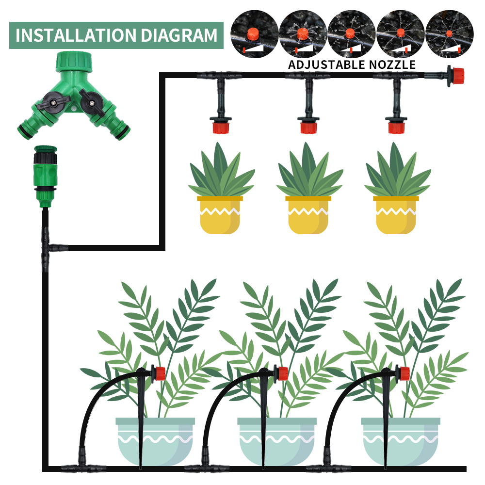Greenhouse 15M-30M DIY Drip Ir - Smart Garden Monitor 리뷰 및 가격