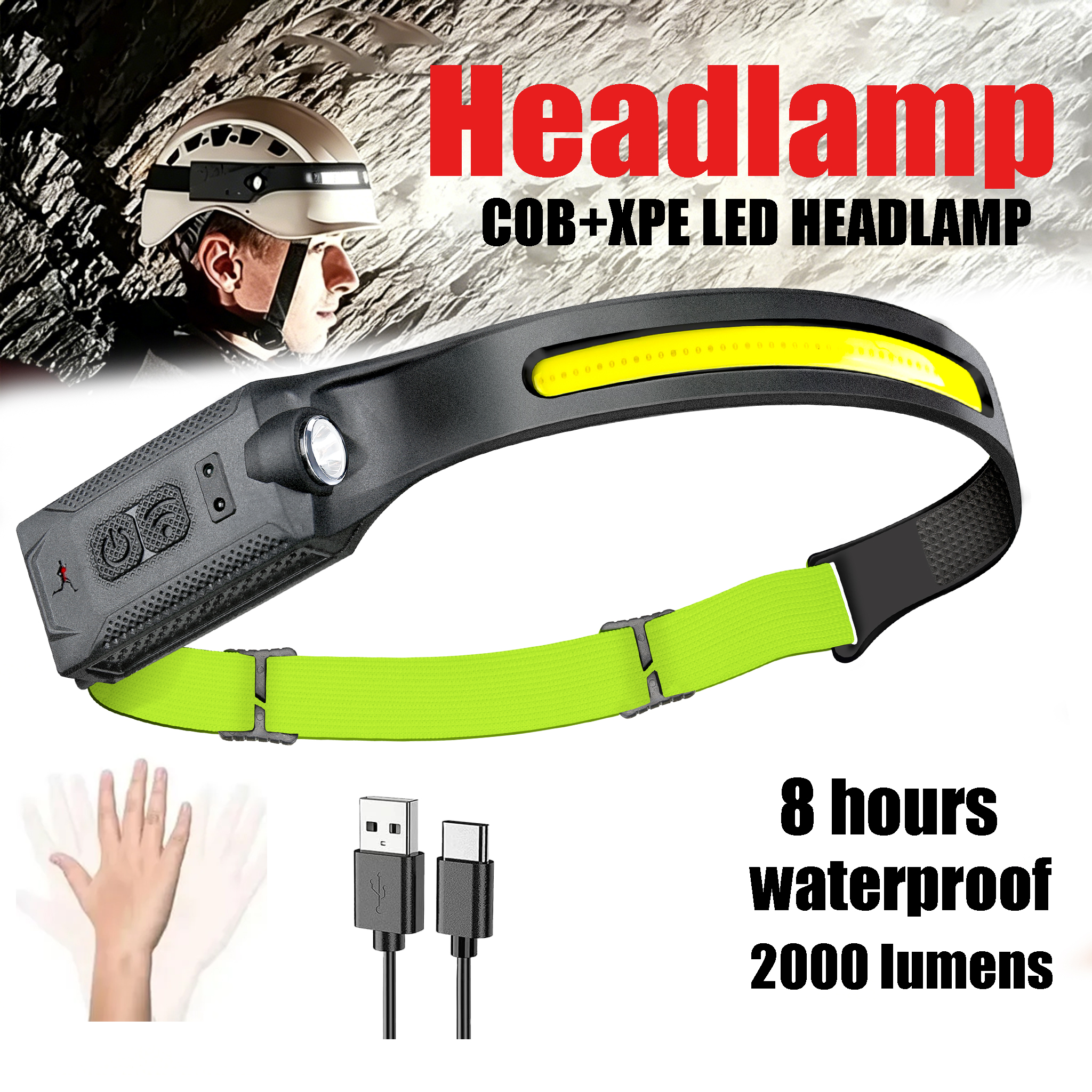 COB Portable Sensor Headlamp R - Smart Led Garden 리뷰 및 가격