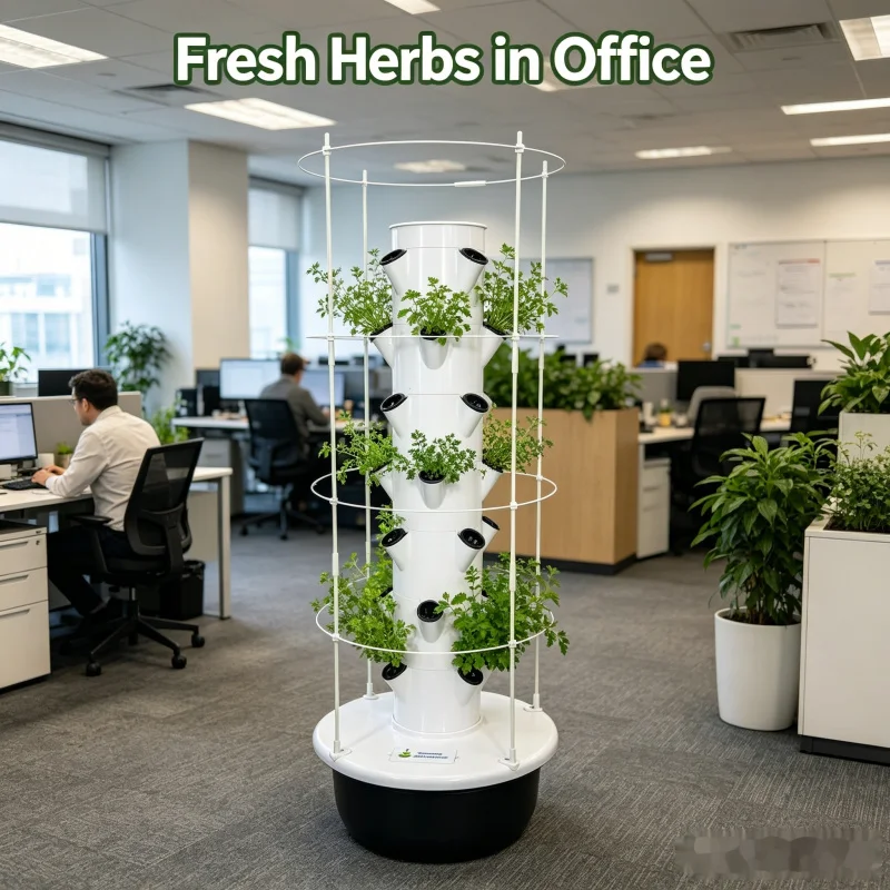 Smart Vertical Hydroponic Towe - Indoor Herb Garden Kit 리뷰 및 가격