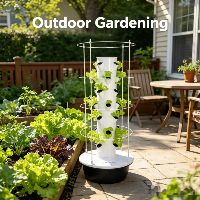 Smart Vertical Hydroponic Towe - Indoor Herb Garden Kit 리뷰 및 가격