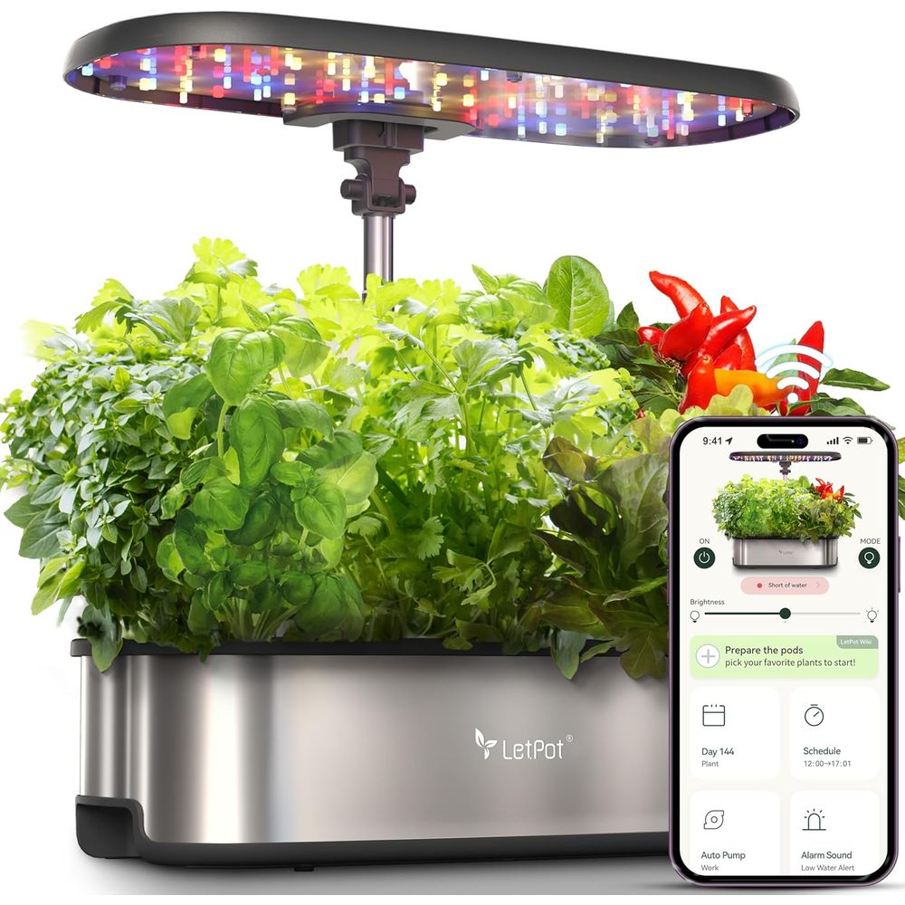 12-Pod Hydroponic Herb Garden  - Indoor Herb Garden Kit 리뷰 및 가격