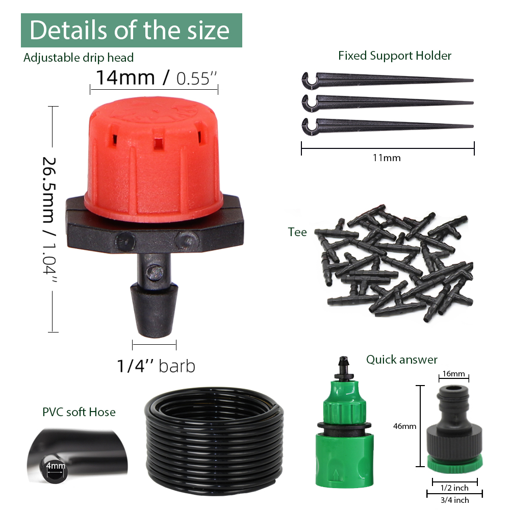50-5M 1/4'' Hose Adjustable Dr - Smart Garden Monitor 리뷰 및 가격