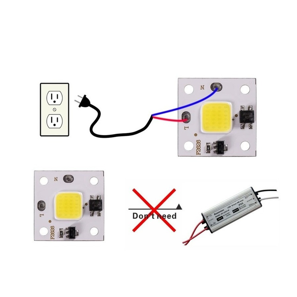 10W COB module 220V LED Chip D - Smart Led Garden 리뷰 및 가격