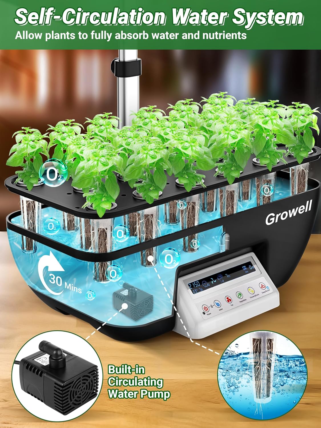 Hydroponics Growing System Kit - Indoor Herb Garden Kit 리뷰 및 가격