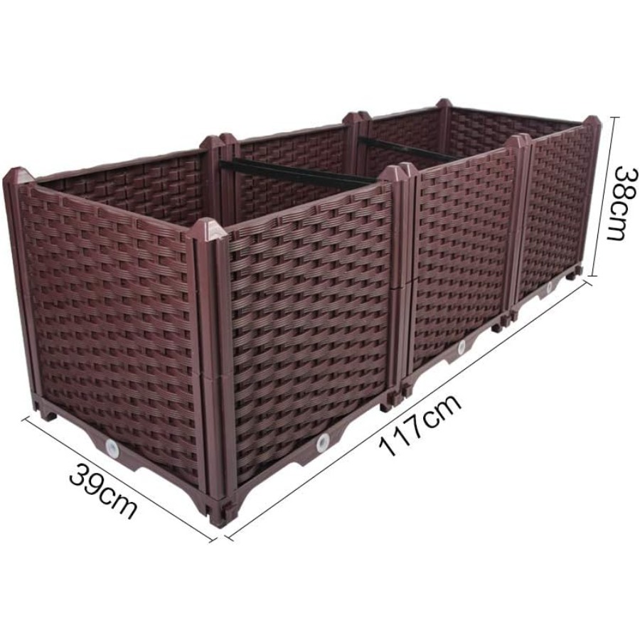 Rectangular Raised Garden Bed  - Indoor Herb Garden Kit 리뷰 및 가격