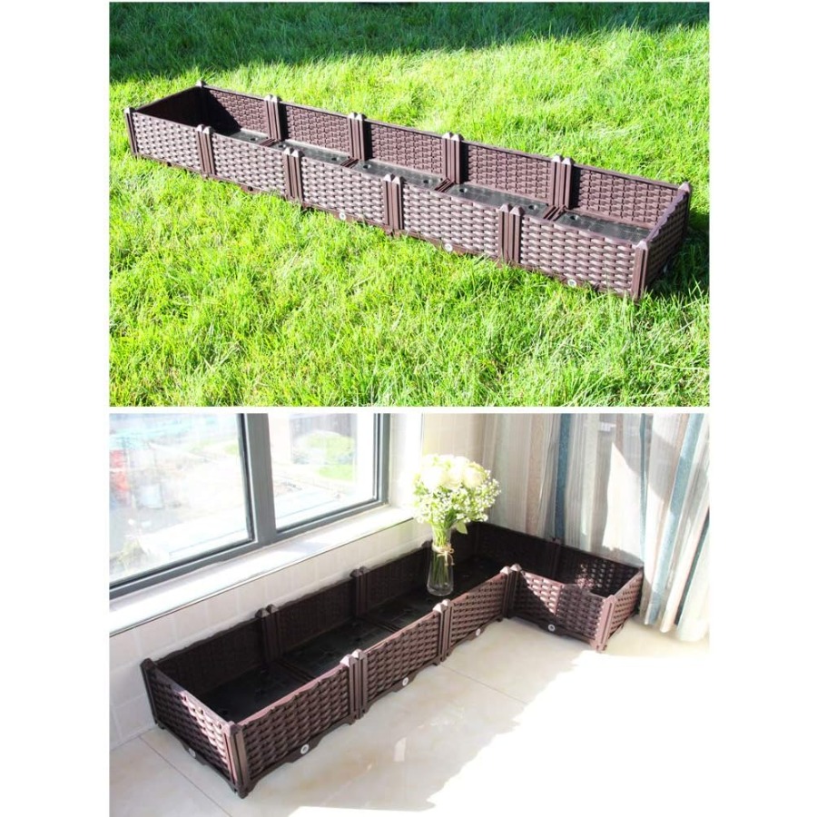 Rectangular Raised Garden Bed  - Indoor Herb Garden Kit 리뷰 및 가격