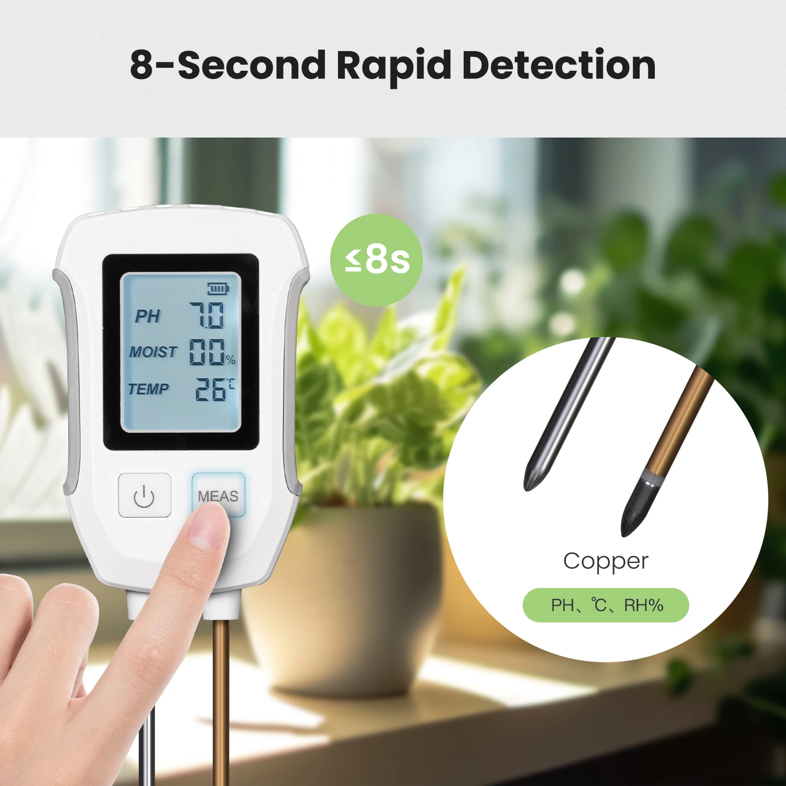 MOES 3 in 1 Soil PH Detector T - Garden Weather Station 리뷰 및 가격