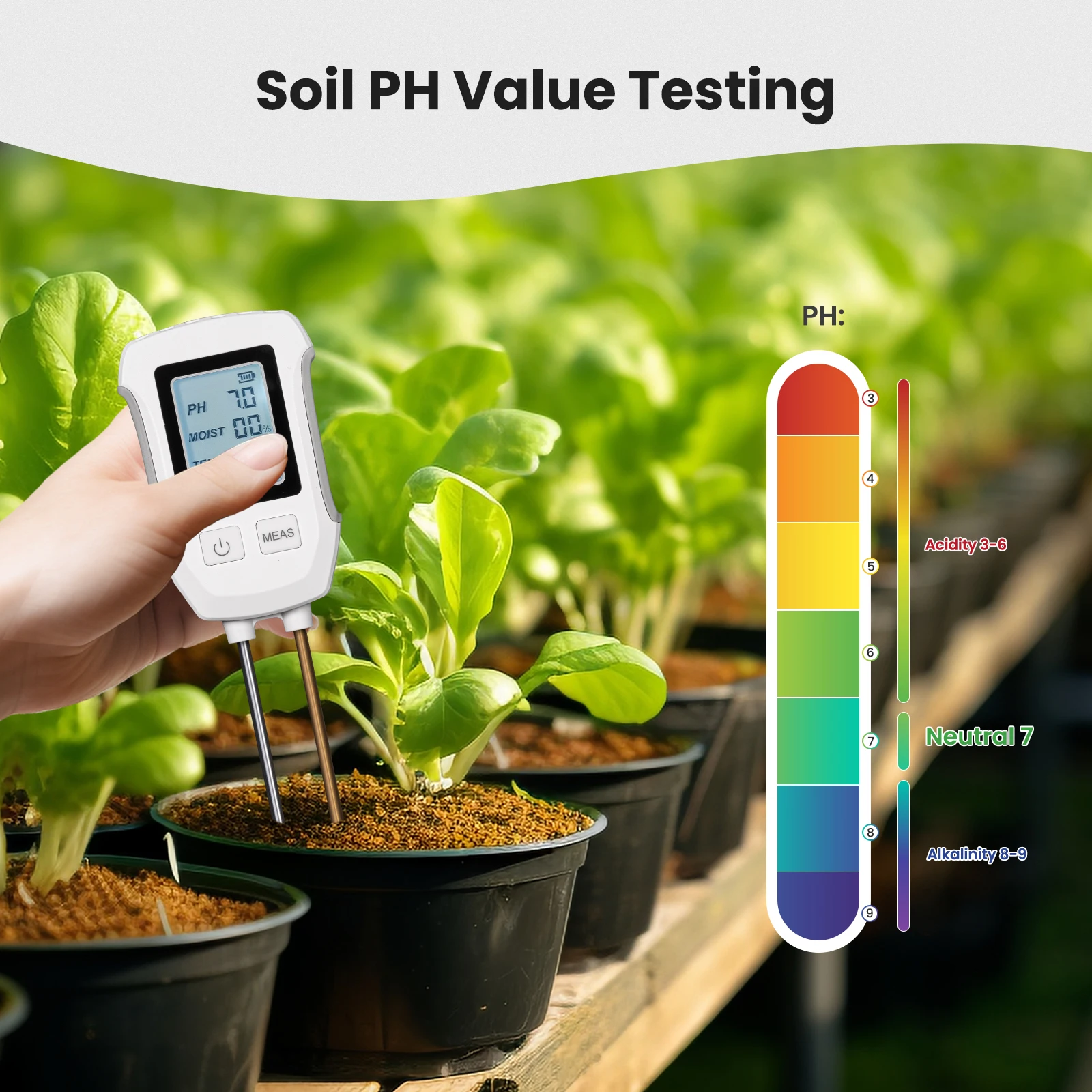 MOES 3 in 1 Soil PH Detector T - Garden Weather Station 리뷰 및 가격