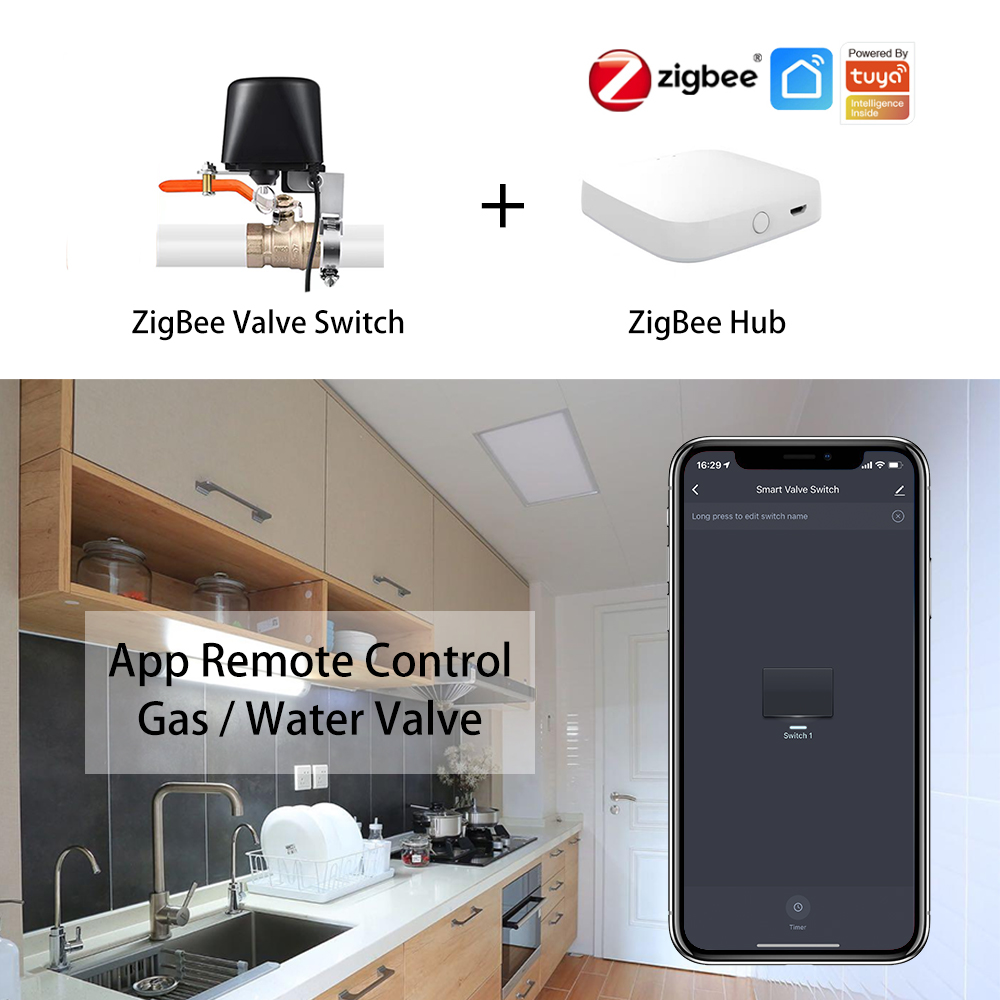 ZigBee Water/Gas Valve Remote  - Smart Garden Zigbee 리뷰 및 가격