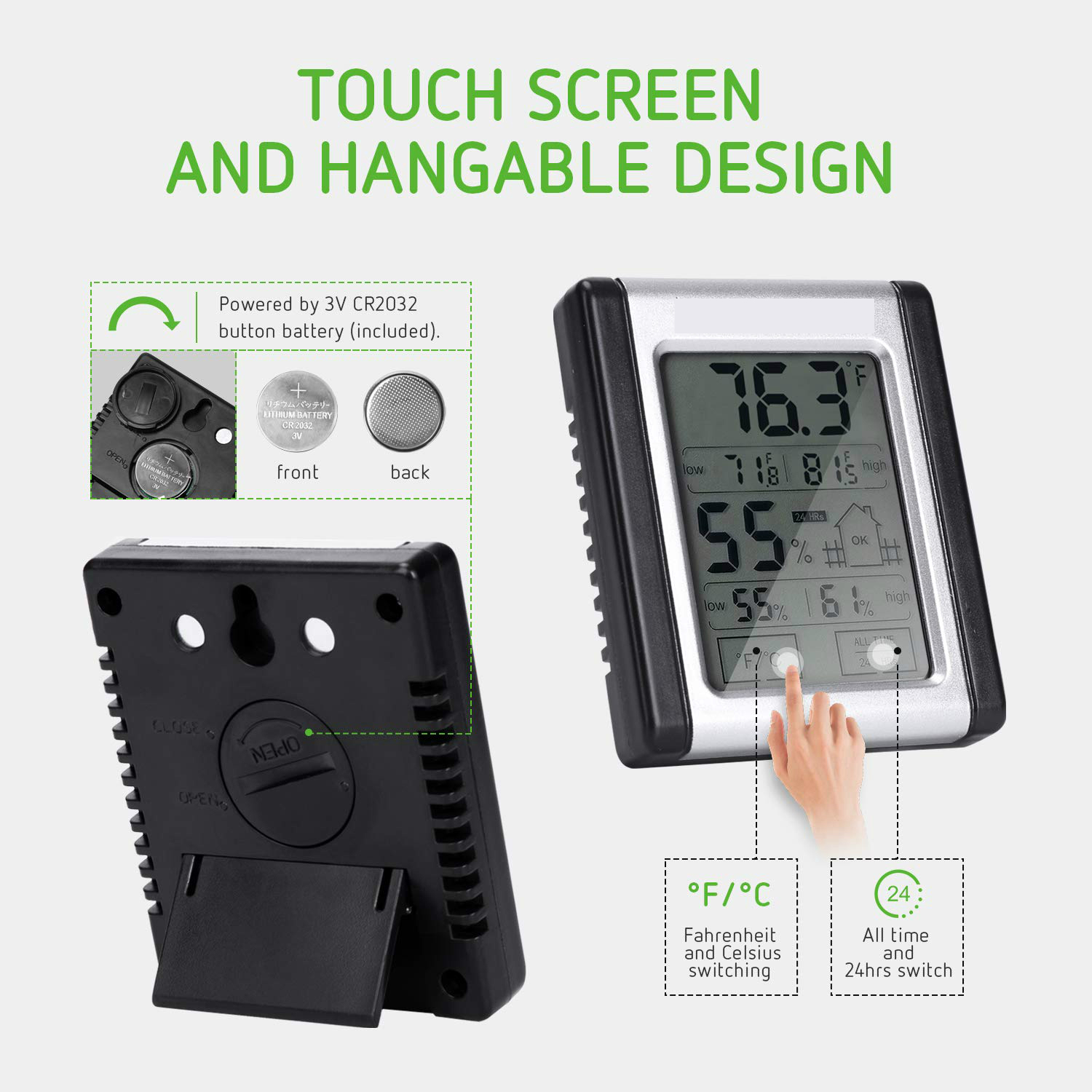 Digital Indoor Thermometer Hyg - Garden Weather Station 리뷰 및 가격