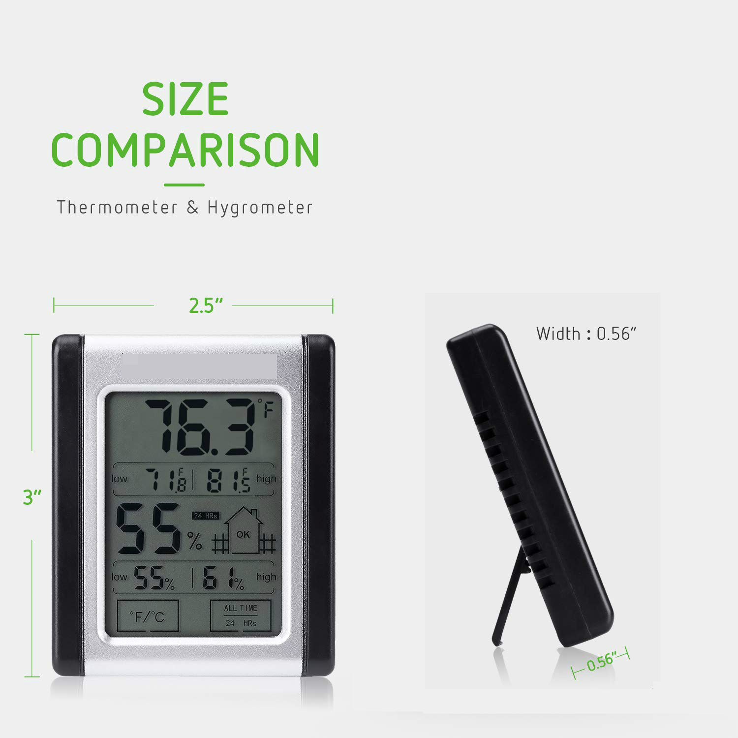 Digital Indoor Thermometer Hyg - Garden Weather Station 리뷰 및 가격
