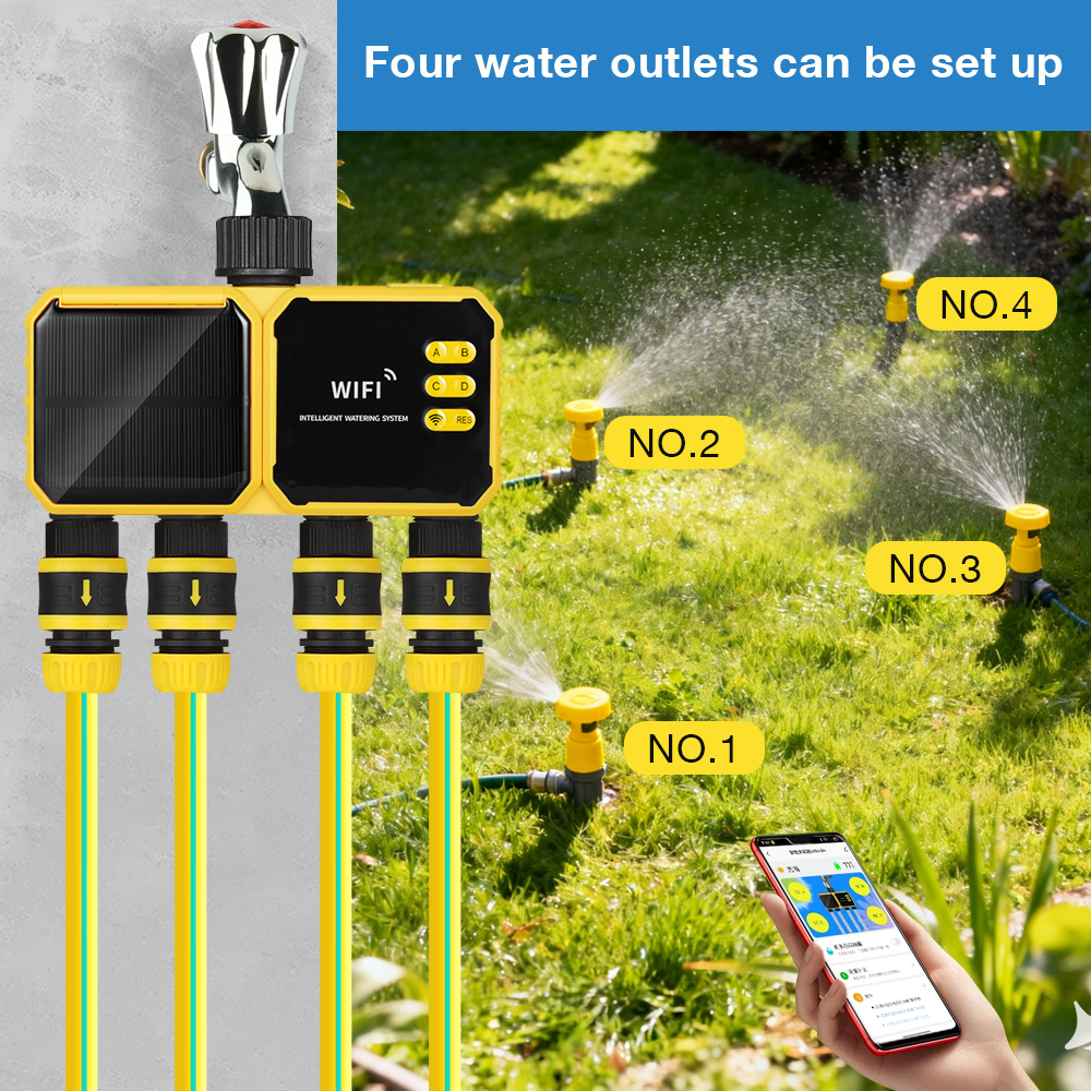 WiFi Solar Irrigation Timer 1/ - Smart Garden Nursery 리뷰 및 가격