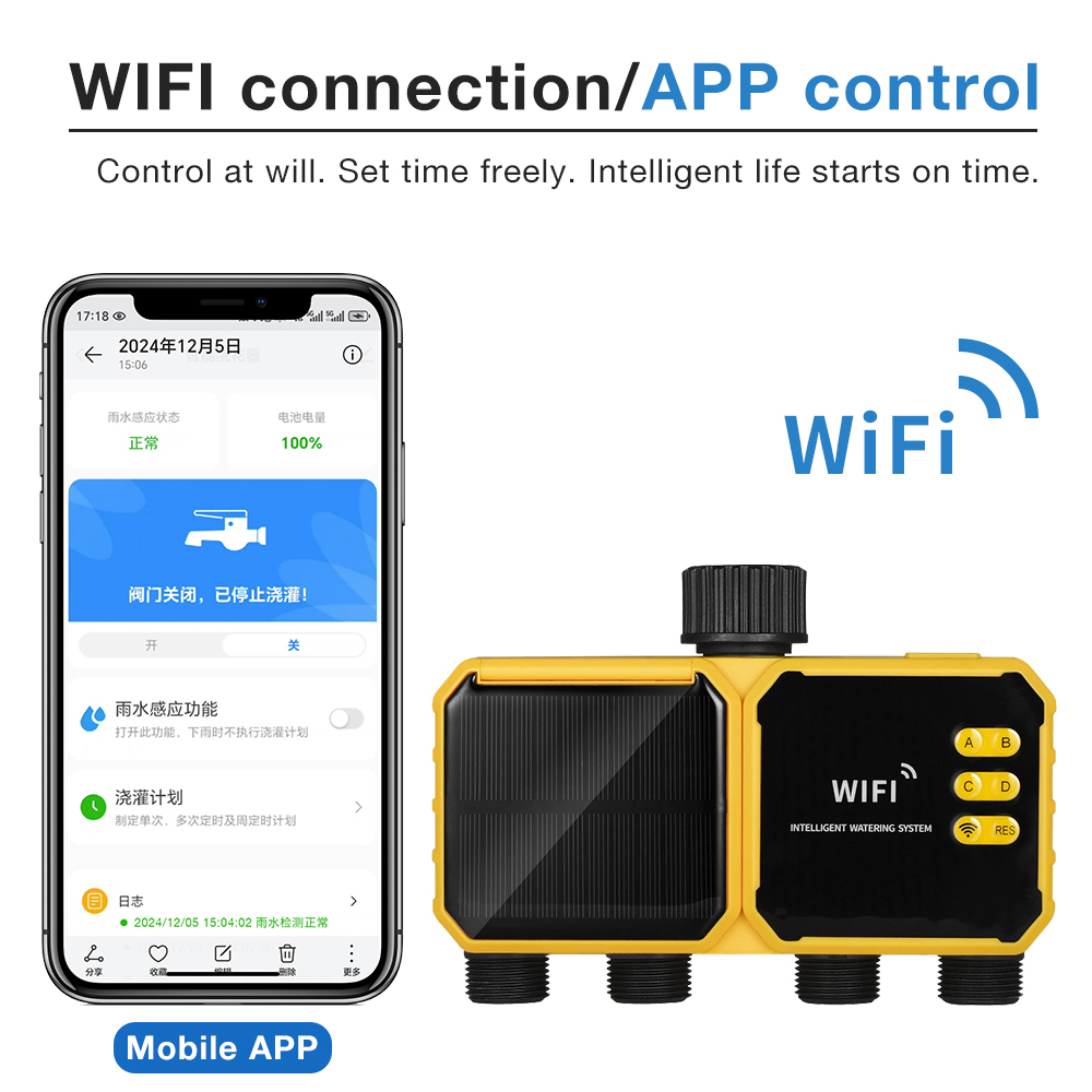 WiFi Solar Irrigation Timer 1/ - Smart Garden Nursery 리뷰 및 가격
