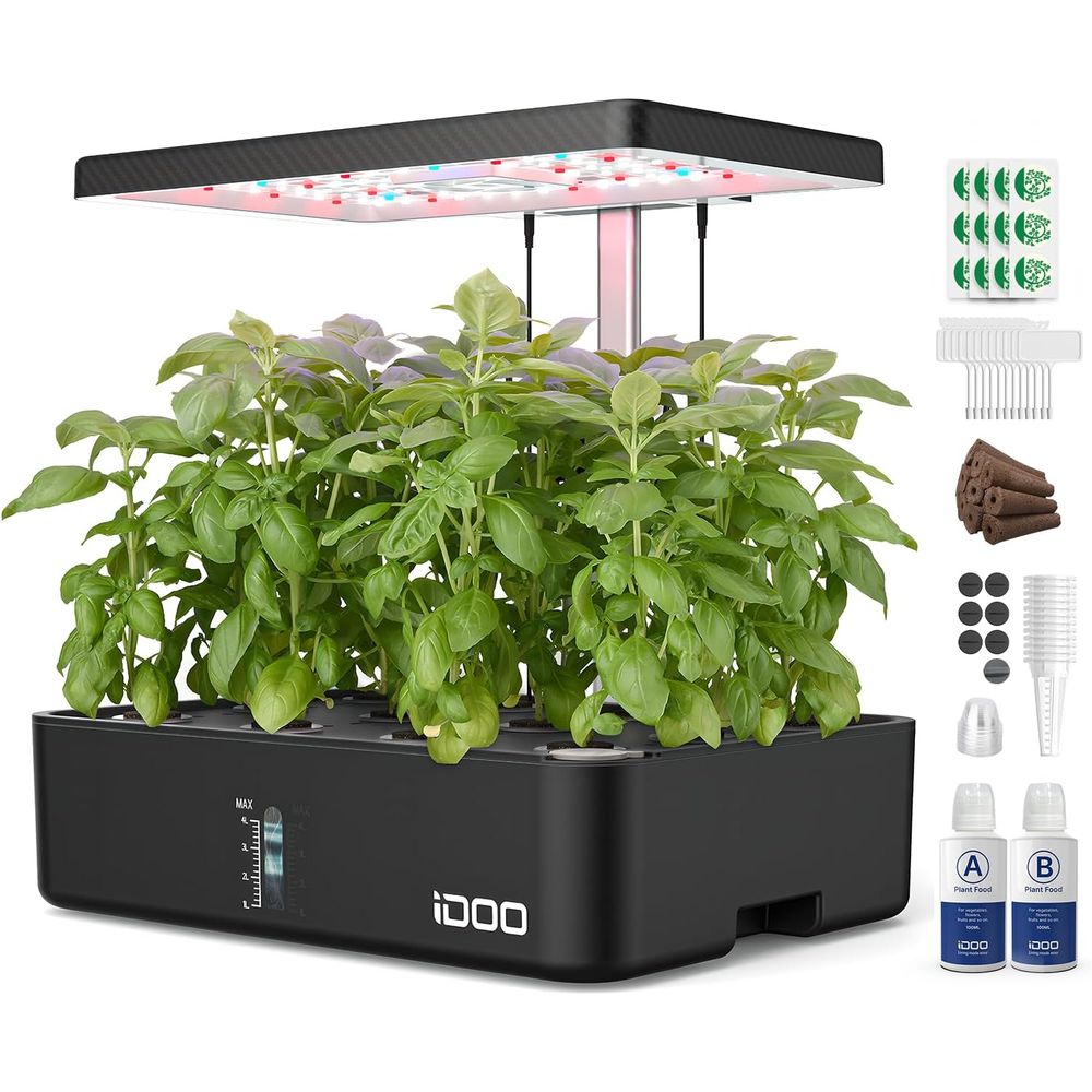 12-Pod Indoor Herb Garden Kit  - Indoor Herb Garden Kit 리뷰 및 가격