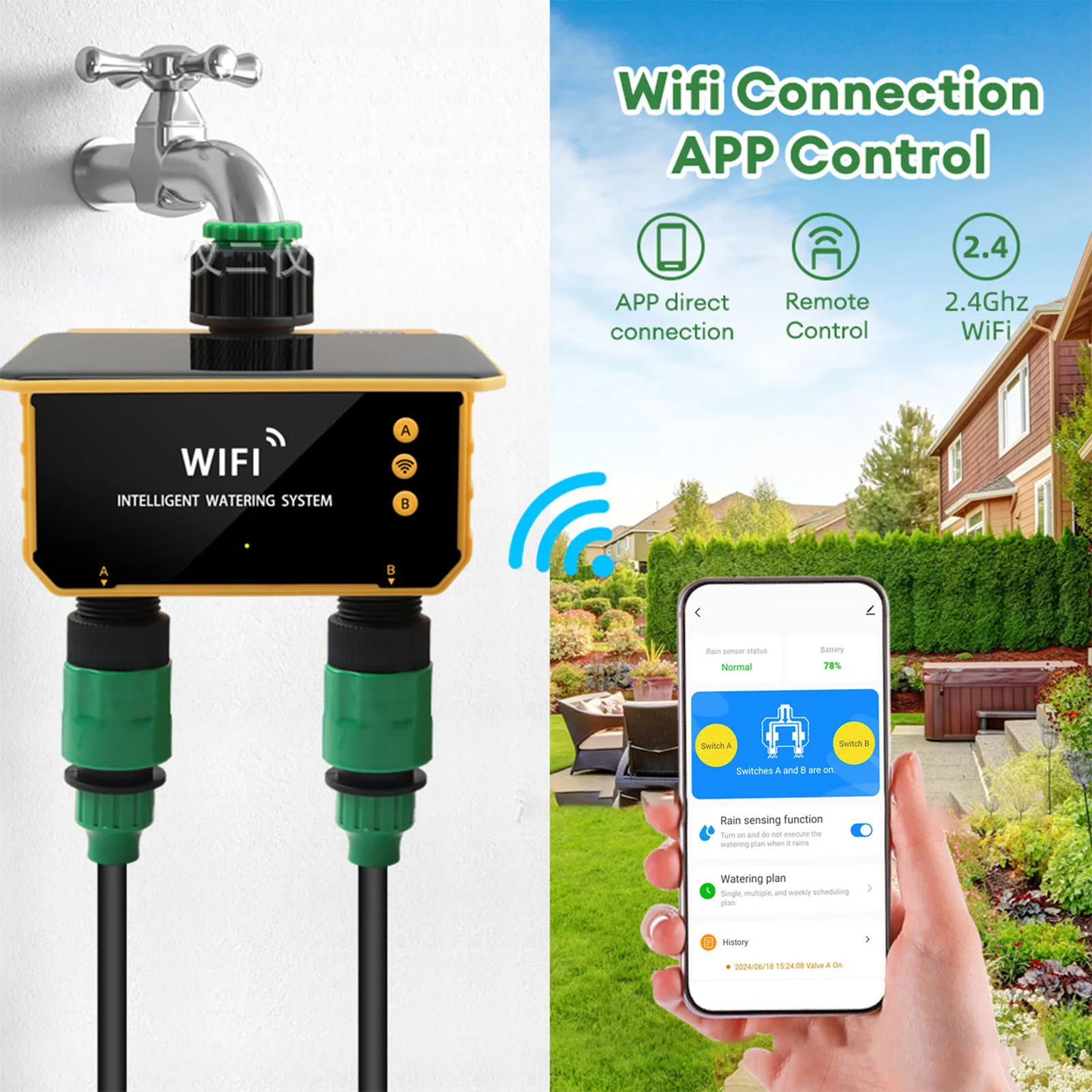 Solar WiFi Smart Irrigation Ti - Smart Garden Usa 리뷰 및 가격