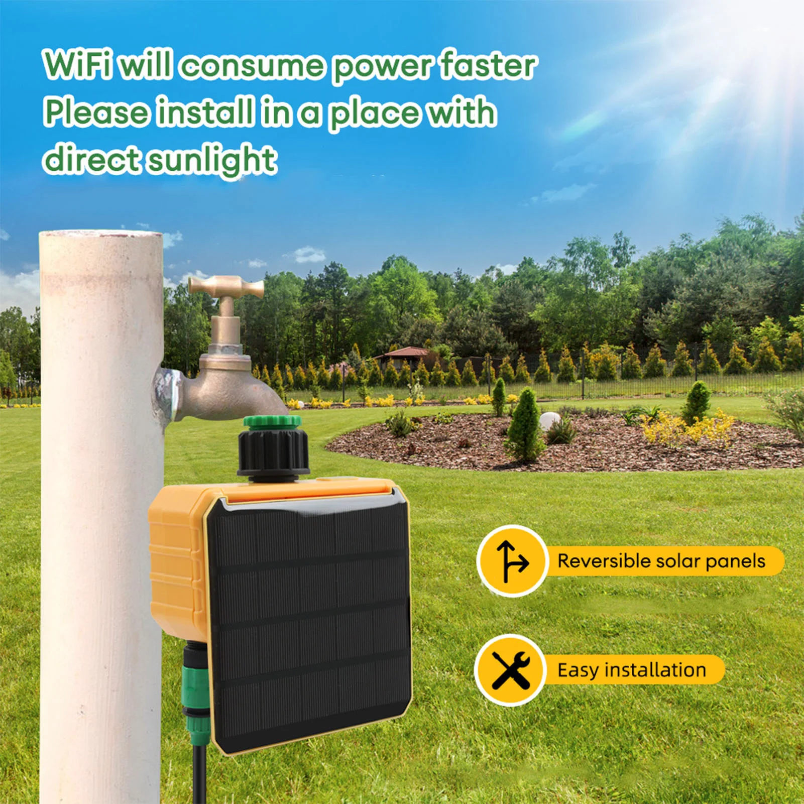 Solar WiFi Smart Irrigation Ti - Smart Garden Usa 리뷰 및 가격