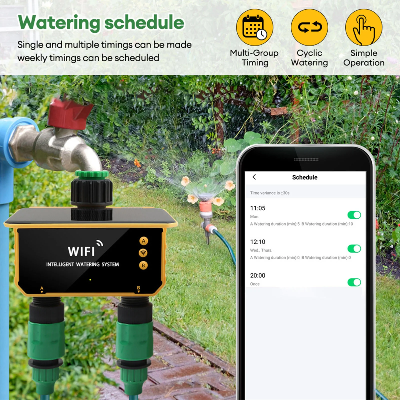Solar WiFi Smart Irrigation Ti - Smart Garden Usa 리뷰 및 가격