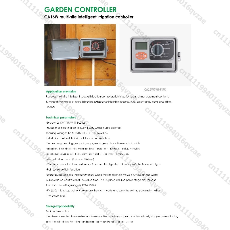 WiFi Greenhouse Water Timer Sm - Smart Garden Water 리뷰 및 가격