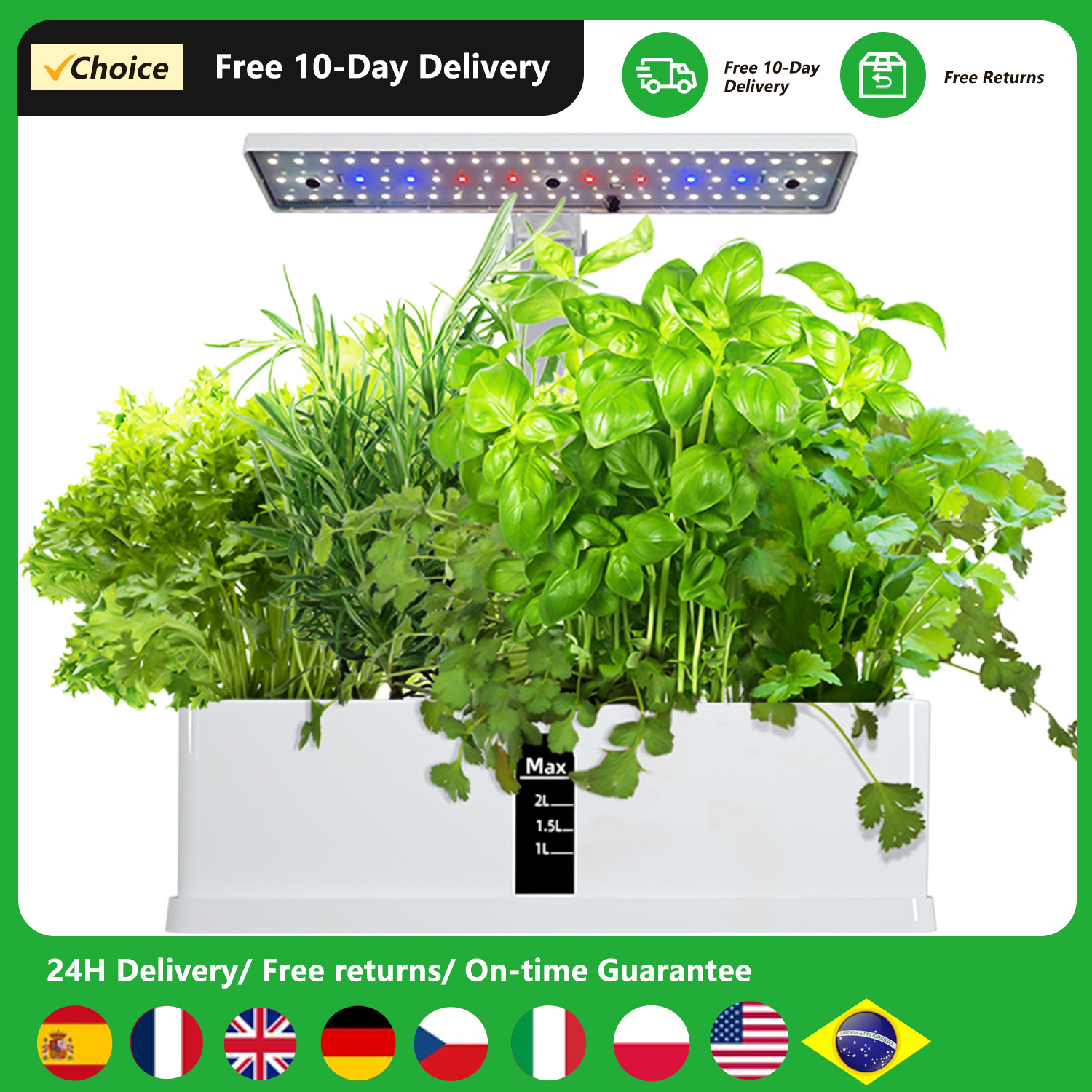 Smart Hydroponics Growing Syst - Smart Garden Nursery 리뷰 및 가격
